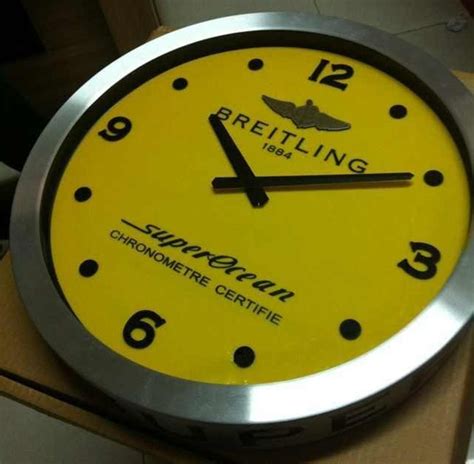 breitling wall clock replica|wall watch machine.